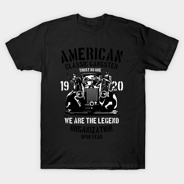 American Gangster Mob Shirt | Classic Gangster T-Shirt by MrWatanabe